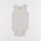 H&M - body marron - 6/9 mois