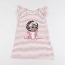 Vertbaudet - chemise de nuit coton blanc - 6 ans