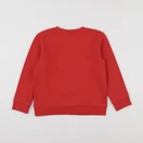Vertbaudet - sweat rouge - 6 ans
