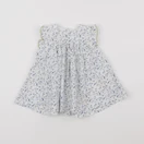 Petit Bateau - robe bleu - 6 mois