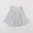 Petit Bateau - robe bleu - 6 mois