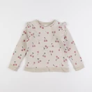 Vertbaudet - sweat beige - 5 ans