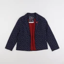 IKKS - veste bleu, rouge - 8 ans