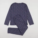 Vertbaudet - pyjama coton bleu, or - 10 ans