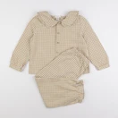 Zara - pyjama coton beige - 6/7 ans