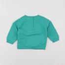 Vertbaudet - sweat vert - 12 mois
