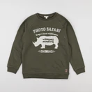 Vertbaudet - sweat vert - 10 ans
