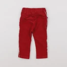 Petit Bateau - pantalon rouge - 12 mois