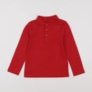Vertbaudet - polo rouge - 5 ans