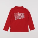 Vertbaudet - polo rouge - 5 ans