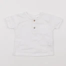Zara - tee-shirt blanc - 3/6 mois