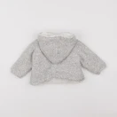 Zara - gilet gris - 3/6 mois
