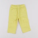 Vertbaudet - pantalon jaune - 6 mois