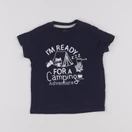 Vertbaudet - tee-shirt bleu - 6 mois