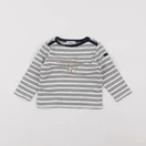 Cyrillus - tee-shirt blanc - 9 mois