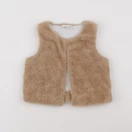 Vertbaudet - gilet marron - 12 mois