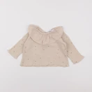 Zara - tee-shirt beige - 6/9 mois