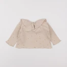Zara - tee-shirt beige - 6/9 mois