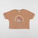 Vertbaudet - tee-shirt marron - 6 ans