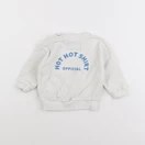 Piupiuchick - sweat blanc - 6 mois