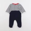 Jacadi - pyjama coton bleu - 3 mois