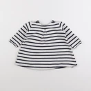 Petit Bateau - robe bleu - 6 mois