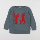 Bonton - pull bleu - 6 ans