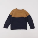 Vertbaudet - pull bleu, marron - 36 mois