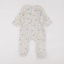 Tape à l'oeil - pyjama velours blanc - 12 mois