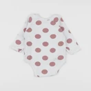 Vertbaudet - body rose, blanc - 9 mois