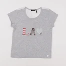 IKKS - tee-shirt gris - 4 ans