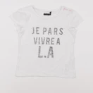 IKKS - tee-shirt blanc - 4 ans