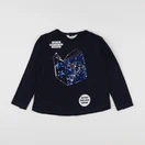 Mango - tee-shirt bleu - 6/7 ans