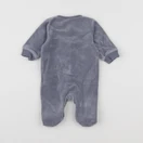 Vertbaudet - pyjama velours bleu - 1 mois