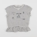 IKKS - tee-shirt blanc, bleu - 18 mois