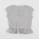 IKKS - tee-shirt blanc, bleu - 18 mois