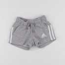 Adidas - short gris - 4/5 ans