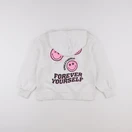 Zara - sweat imprimé au dos blanc - 10 ans