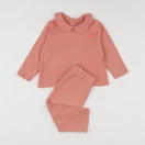 Vertbaudet - pyjama coton rose - 24 mois