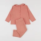 Vertbaudet - pyjama coton rose - 24 mois