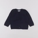 Vertbaudet - gilet bleu - 9 mois