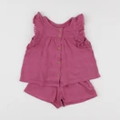 Vertbaudet - ensemble violet - 2 ans