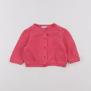 Vertbaudet - sweat rose - 12 mois