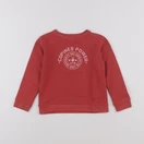 Vertbaudet - sweat rouge - 4 ans