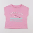 Vertbaudet - tee-shirt rose - 4 ans