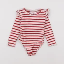 Zara - body tee-shirt rouge - 9/12 mois