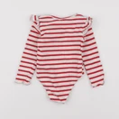 Zara - body tee-shirt rouge - 9/12 mois