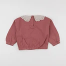 Vertbaudet - sweat rose - 24 mois