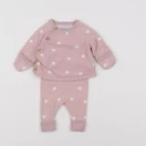 Vertbaudet - ensemble rose - 0 mois