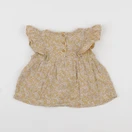 Vertbaudet - blouse jaune - 9 mois